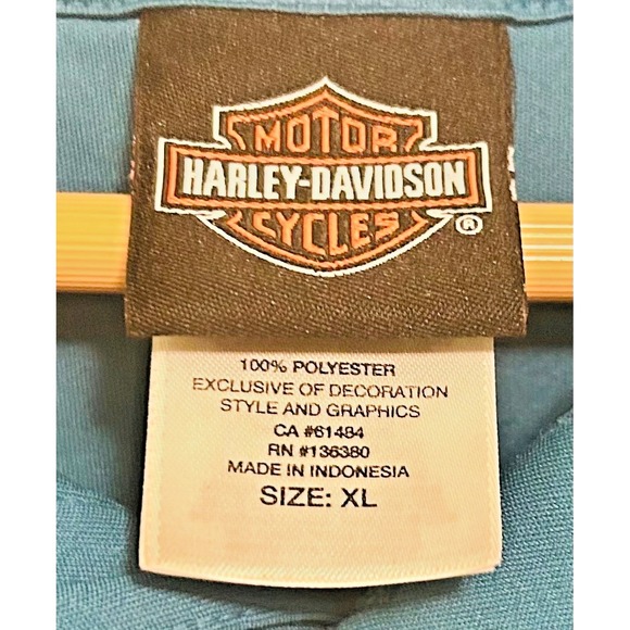 Harley-Davidson Polo Shirt XL Twister City Wichita KS Dealer Logo - Picture 3 of 5